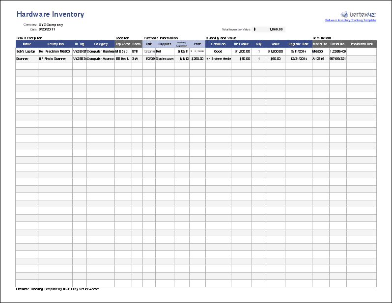 Inventory Tracking