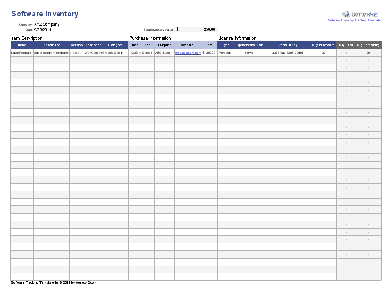 Excel Tracking Templates