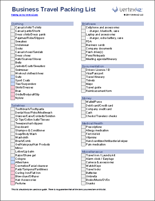 travel-packing-checklist-template-excel-planning