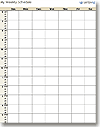 weekly schedule template